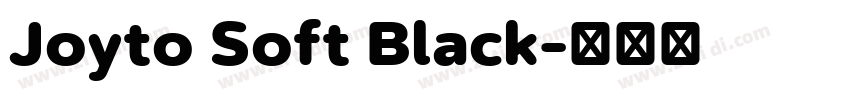 Joyto Soft Black字体转换